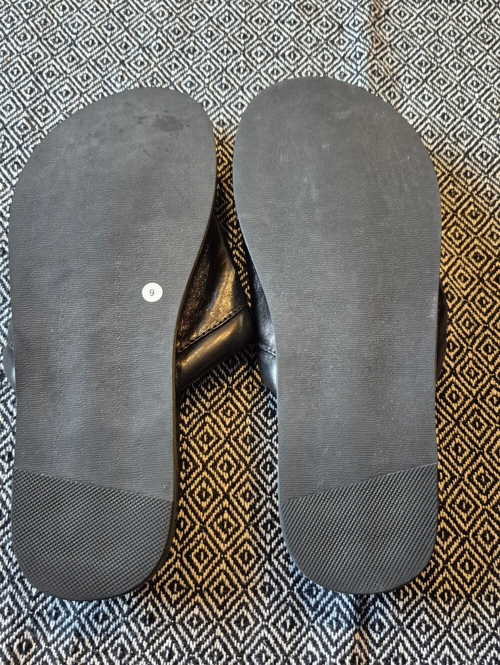 Kelsi Dagger Black And Gold Mules Size 9 - Picture 9 of 10